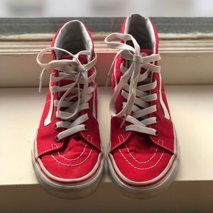 Vans Hi Top women’s Red 6.5